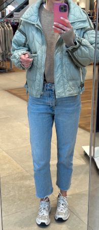 Leichte Jacke Gr M in mintgrün