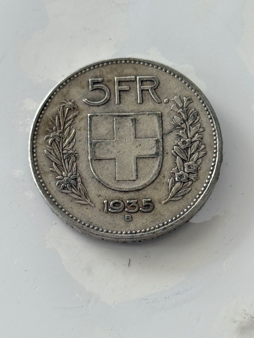 Tutti le monete: 5 Franken 1935  Silber – Usato da Wallisellen venduto da SWISS_SILVER1 1