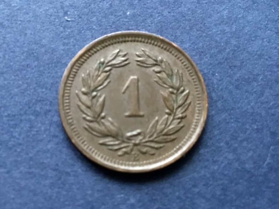 Alle Münzen: 1 Rappen 1936 VZ ++ – Gebraucht aus St. Margrethen SG von alfapeugeot10 1