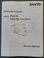 Beamer, Profi Multimedia Kino Projektor, Marke SANYO PLV-70
