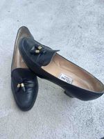 Celine Loafers Schwarz Leder Damen Grösse 38 neu