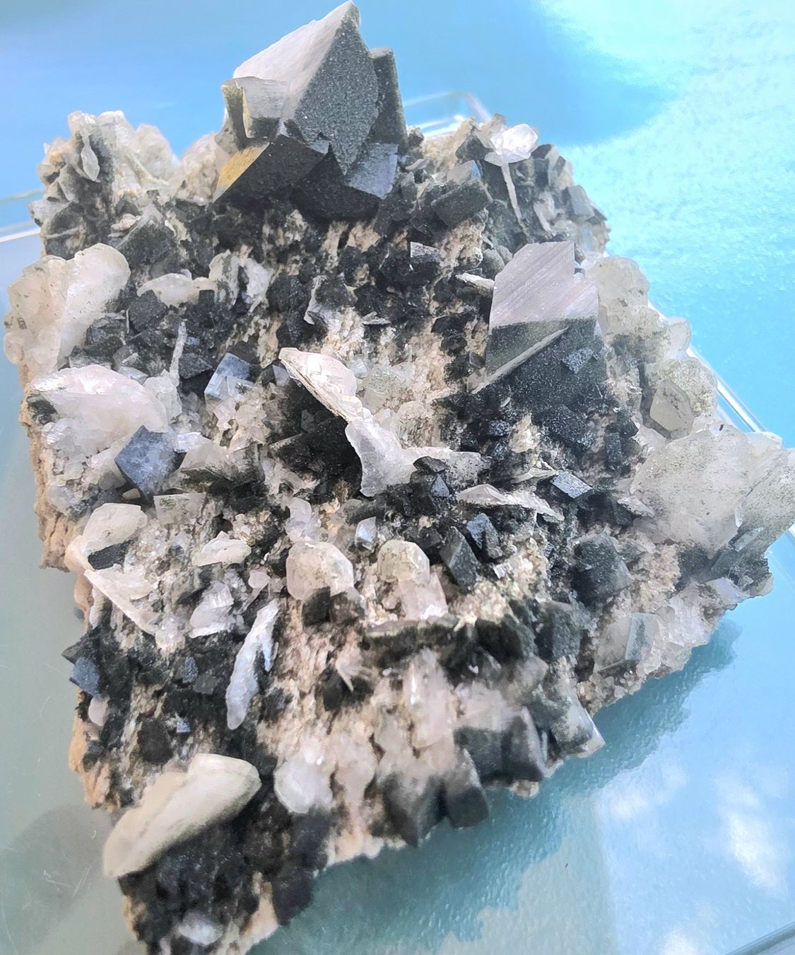 Mineralien & Heilsteine: Mineralien: Calcit mit Adular. Chummibort Binntal – Gebraucht aus Glis von nbu_65ys 4