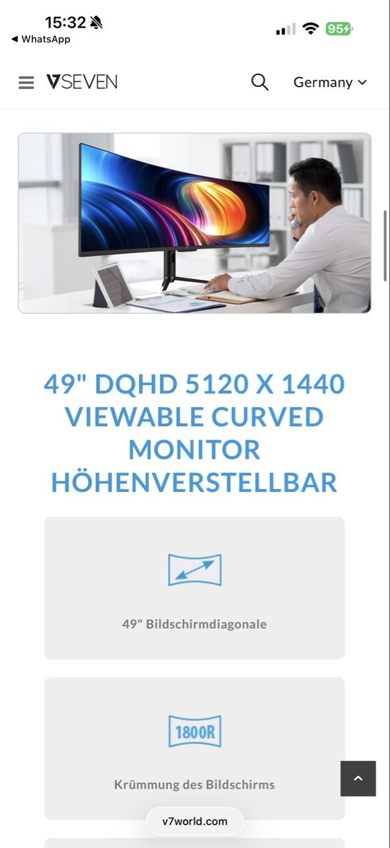 Viewsonic Monitor: Curved Monitor – Usato da Sennhof venduto da furkanAlb 6