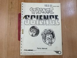 Parts Manual – Strange Science Bally