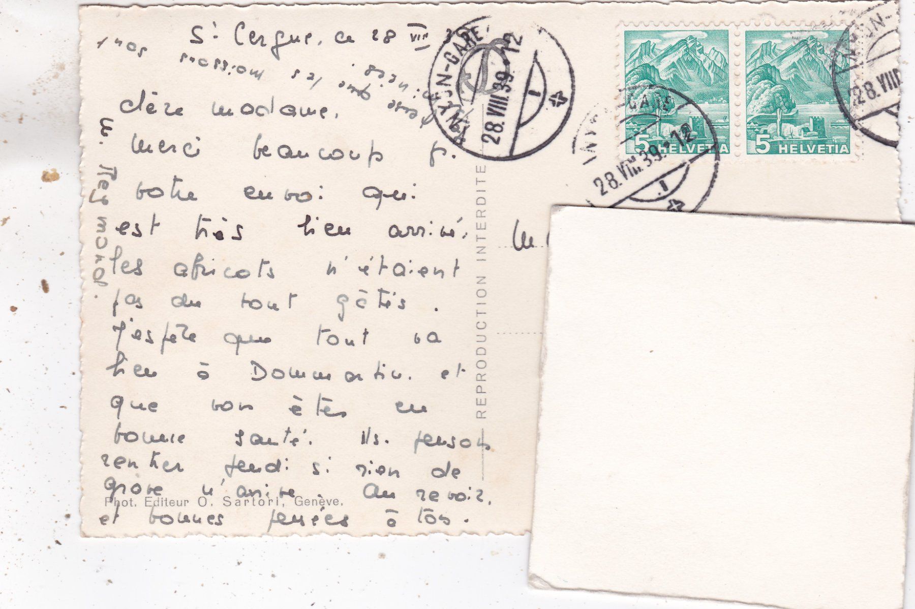 Cartes postales: St. Cergue 1939 – D'occasion à Herisau par Lisegrat2008 1