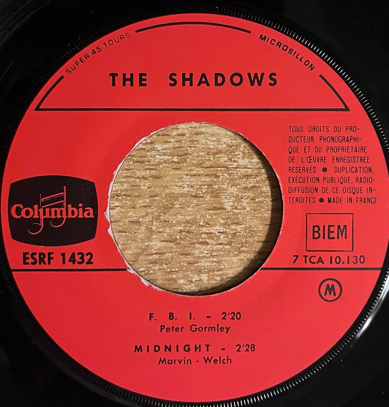 Schallplatten: THE SHADOWS - F.B.I. – Gebraucht aus Bussigny von vinyl-pas-cher 2
