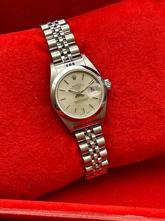 Rolex Orologi: Rolex Lady-Datejust 26 silver 71960 Full  set – Usato da Lugano venduto da luganotopwatches 1