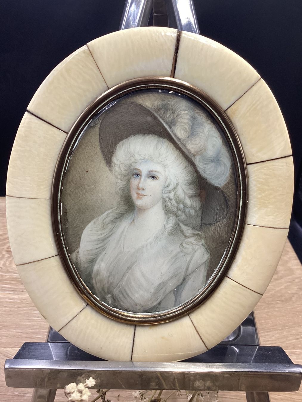 Dipinti: Portrait miniature, 19ème, Richard Cosway – Usato da Agiez venduto da Beve15 1