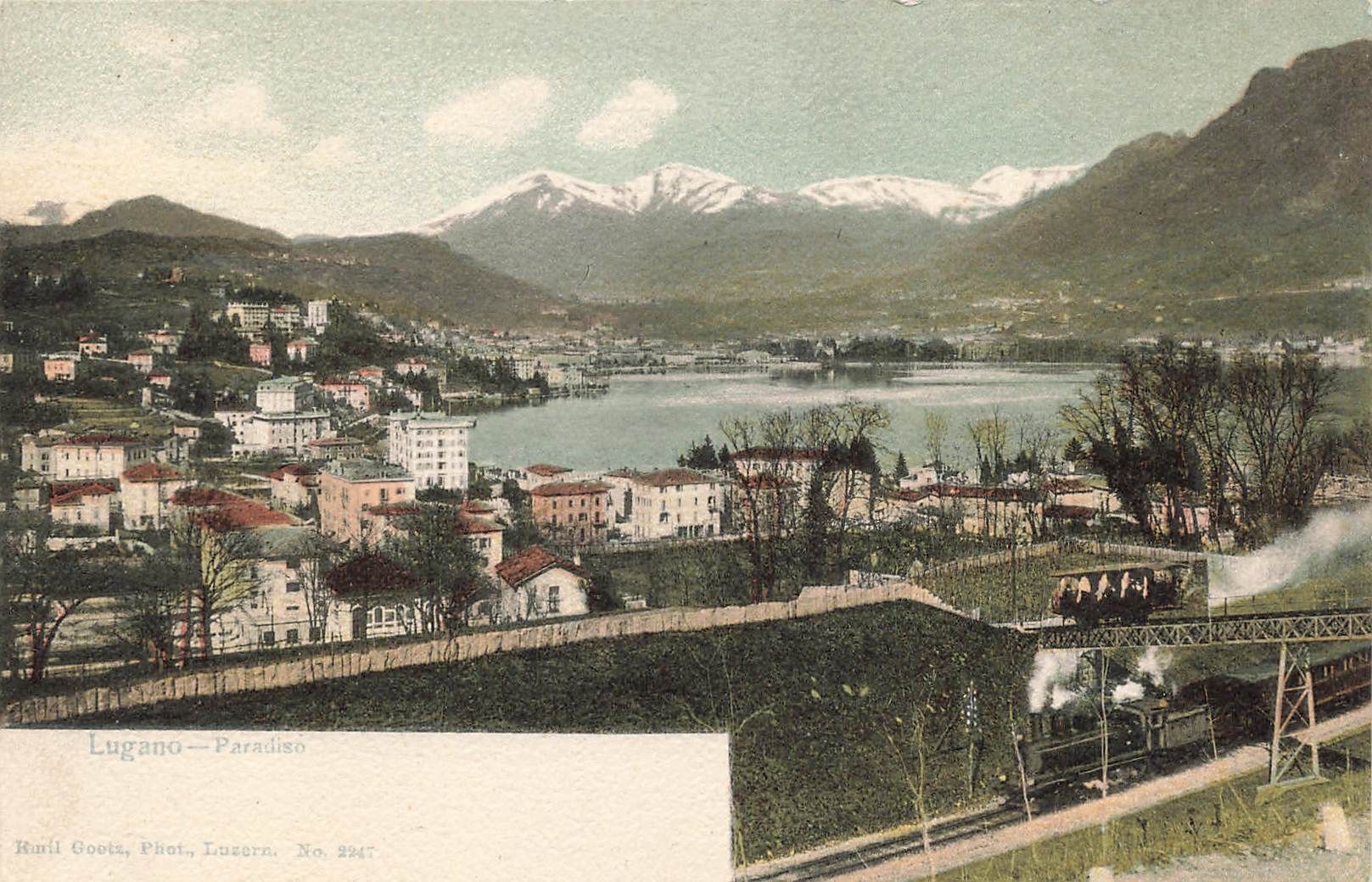 Cartes postales: Lugano Paradiso Eisenbahn e Standseilbahn – D'occasion à Biasca par Blenio71