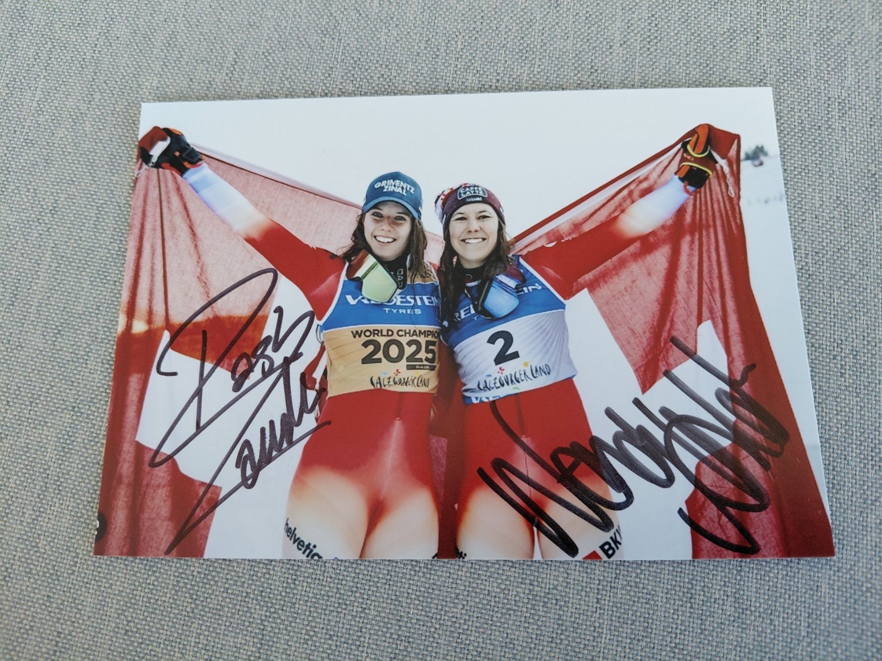 Autografi: Autogramm W.Holdener und C.Rast – Usato da Schmerikon venduto da Olympia04