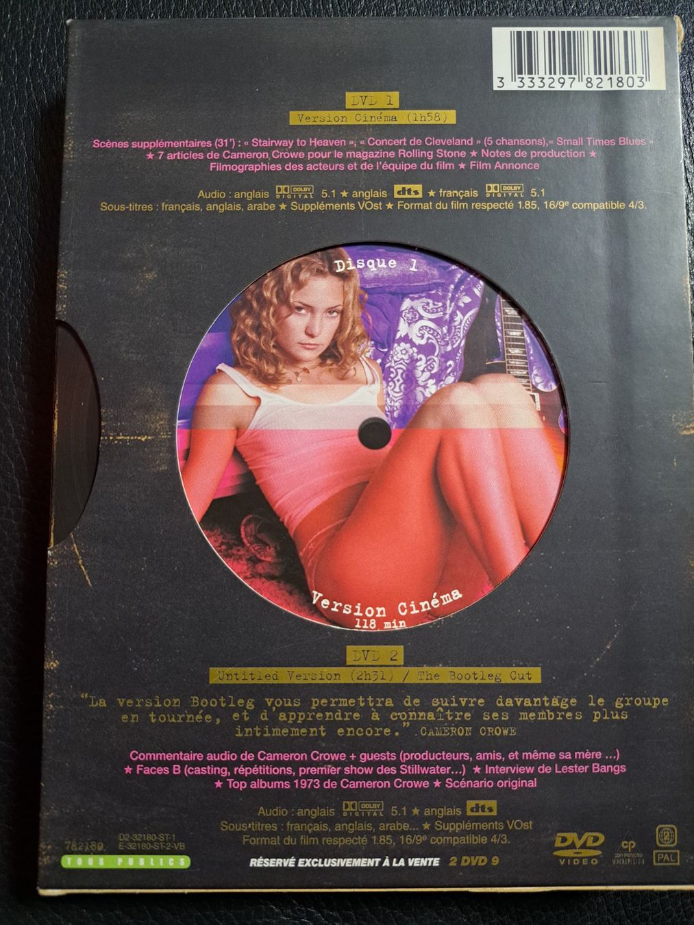 Tutti i DVDs: Film DVD presque célèbre – Usato da Marly venduto da mic_7k82 1
