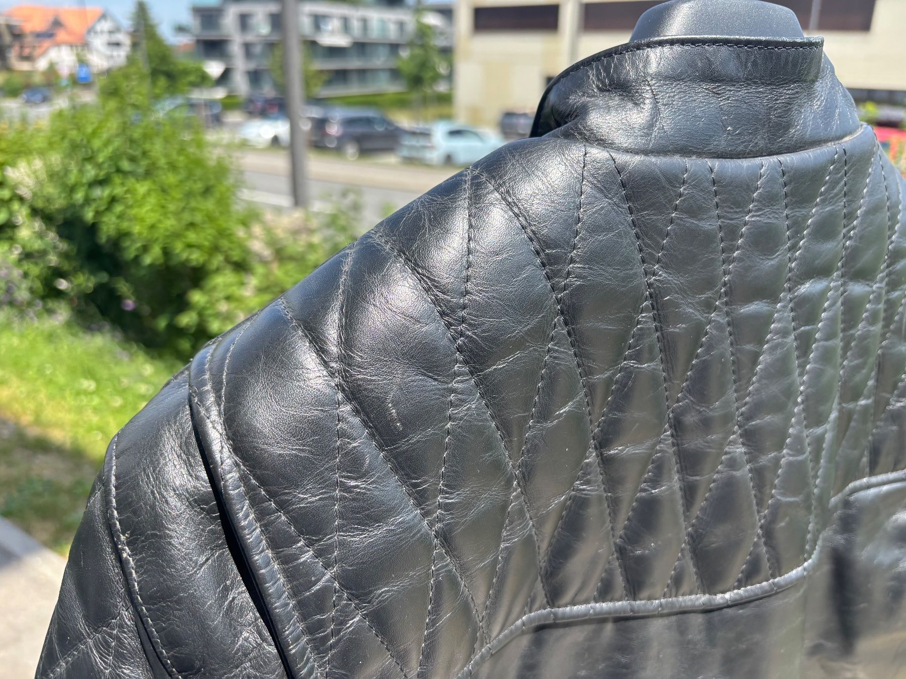 Giacche: GREAT VANSON CHOPPER BIKER LEATHER JACKET SZ 40 M L – Usato da Cossonay-Ville venduto da air_79rs 4