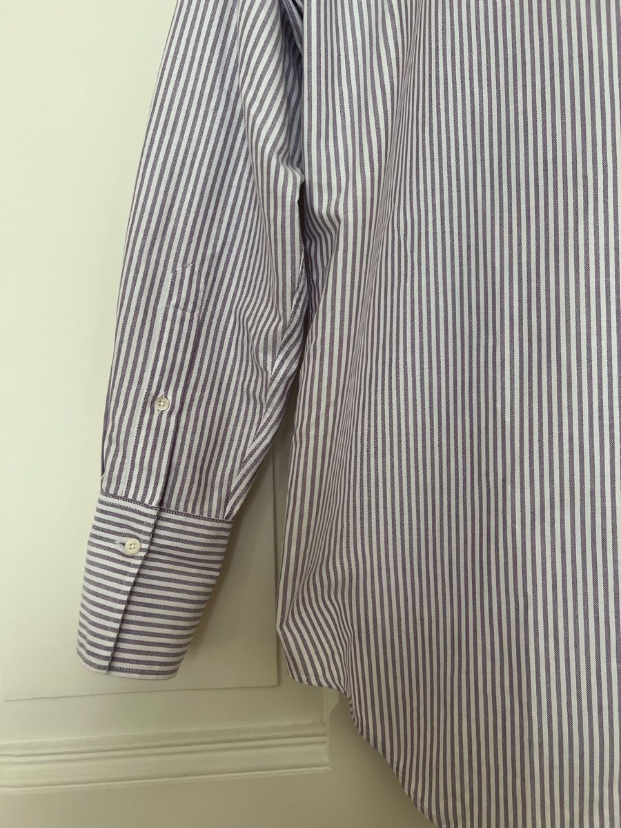 Closed Camicette: Closed Oversize Hemd, Lila-Weiss gestreift – Usato da Luzern venduto da Soeuv 7