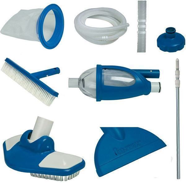 Piscine: INTEX Putzset Deluxe mit alem wa braucht – Nuovo e nell'imballaggio originale da Wynau venduto da Intexpool24 1