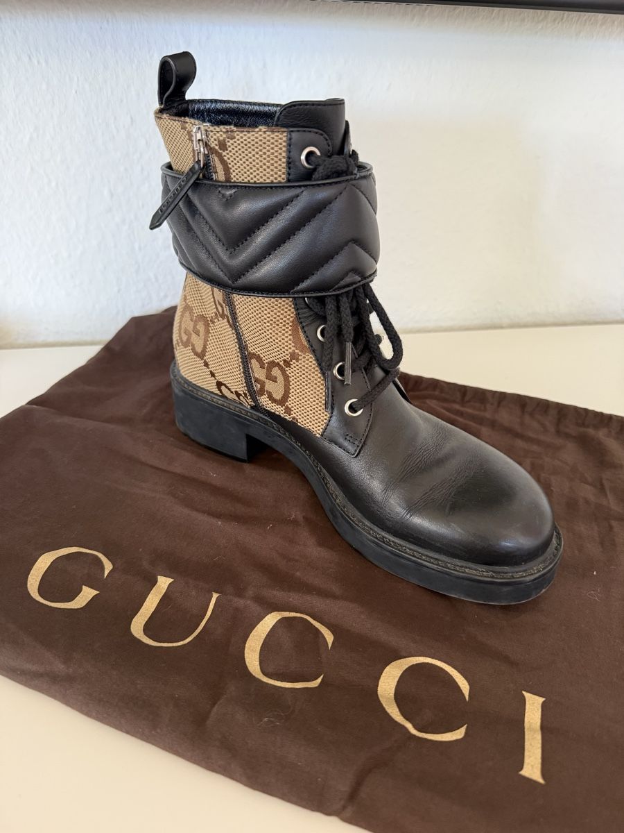 Gucci Scarpe da donna: Gucci Marmont Lederstiefel 38.5 – Usato da Küsnacht ZH venduto da Rivle 3