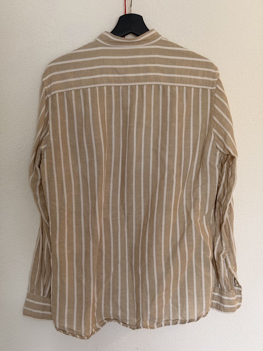 Mango Camicie: Leinen Hemd Mango gestreift – Usato da Zürich venduto da huegliariane 2