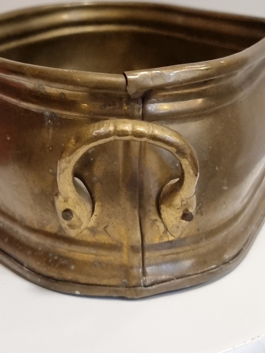Vasi per fiori: Vintage Messing Cachepot Handarbeit India – Usato da Scharnachtal venduto da devin03 4