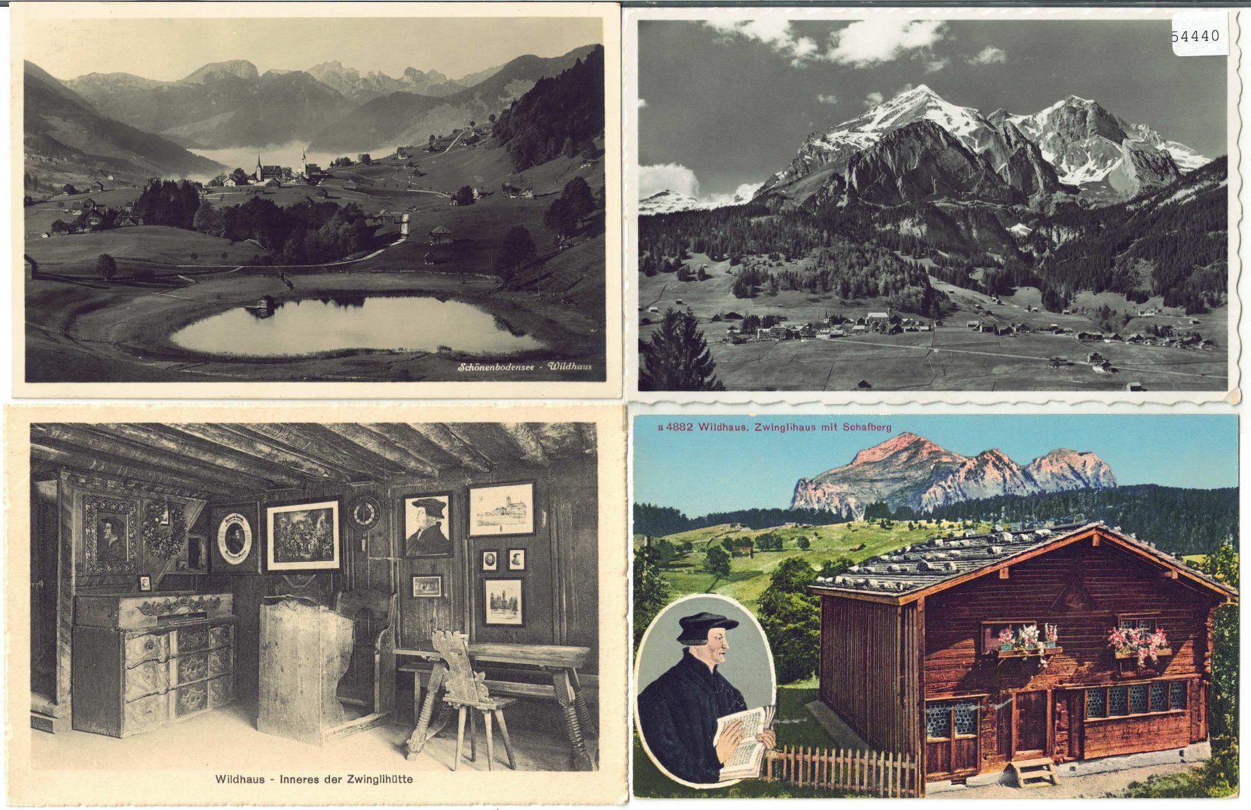 Cartoline postali: 4 AK - Wildhaus – Usato da Ettingen venduto da Kartenplanet