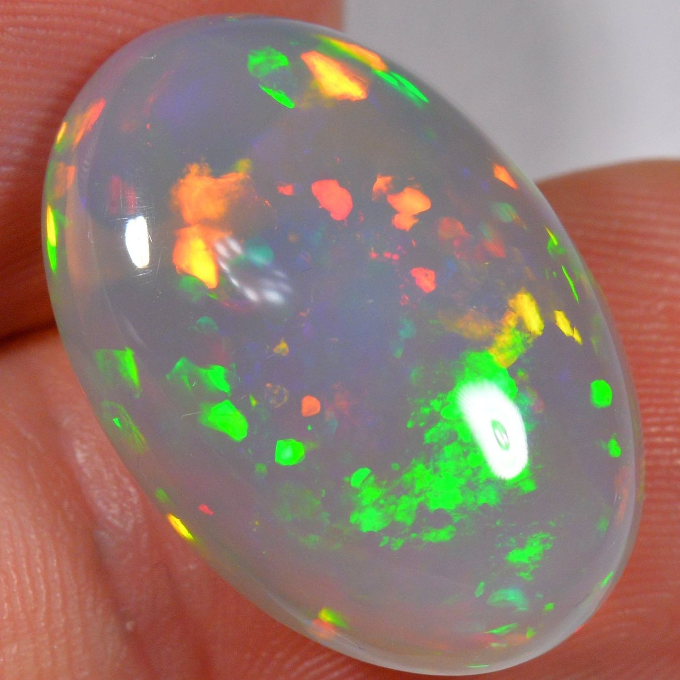 Edelsteine: 11.5 Karat - Ovaler Äthiopischer Welo Opal – Neu (gemäss Beschreibung) aus Rüti ZH von DeinOpal 4
