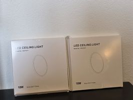 2 LED Deckenleuchten XD218-01 18W neu in OVP