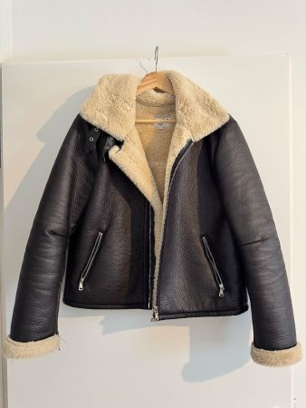 Kunstlederjacke gefüttert