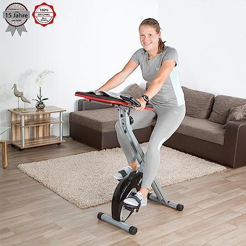 Vélos d'appartement: Fahrrad Heimtrainer mit Workstation – D'occasion à Zürich par dil_mdn7