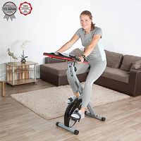 Fahrrad Heimtrainer mit Workstation
