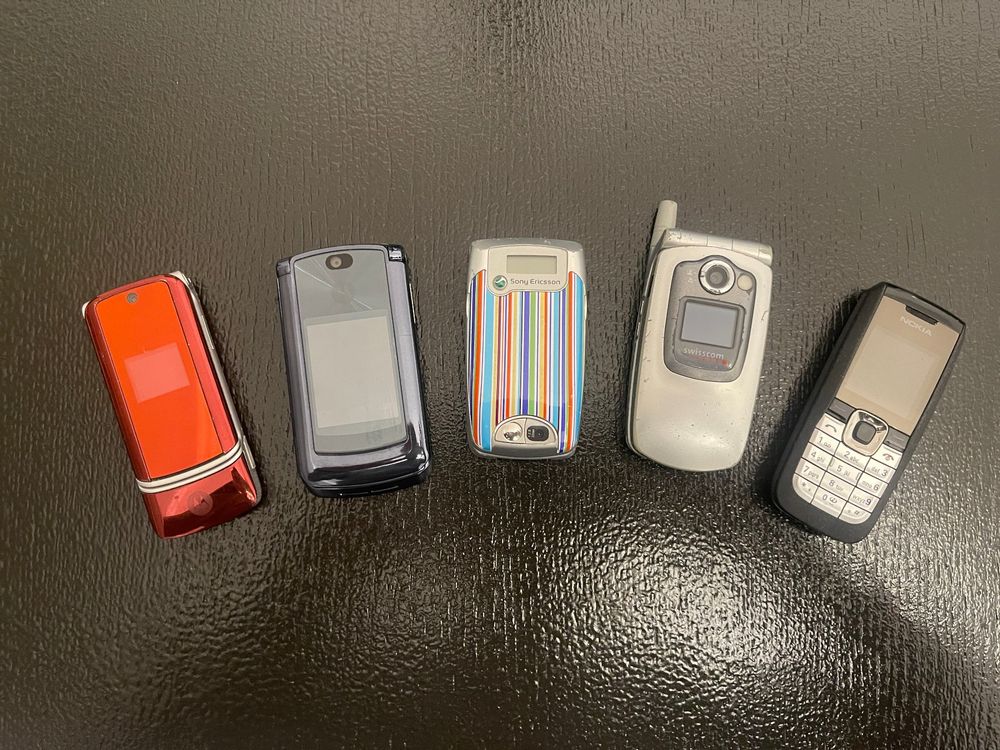 5 alte Natel für Sammler/Liebhaber IT-Nostalgie, Handy Phone | Kaufen ...