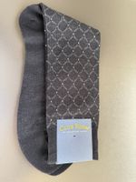Elegante Herrensocken in Merinowolle, dunkelgrau, Gr.43-47