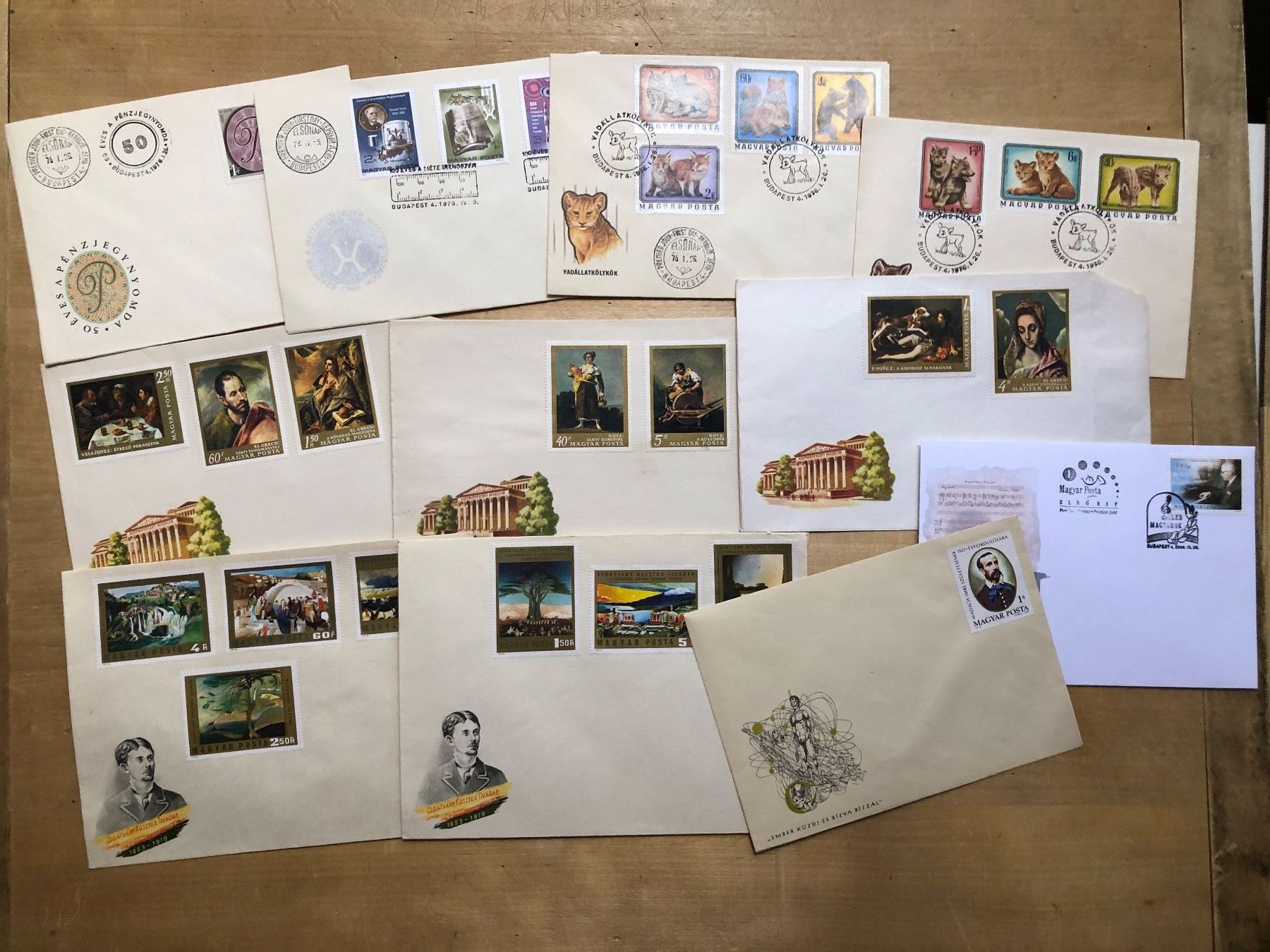 Tutti i francobolli: Hongrie/Ungarn 220 FDC 1963 - 1976 – Usato da Neuchâtel venduto da Atahuallpa 9