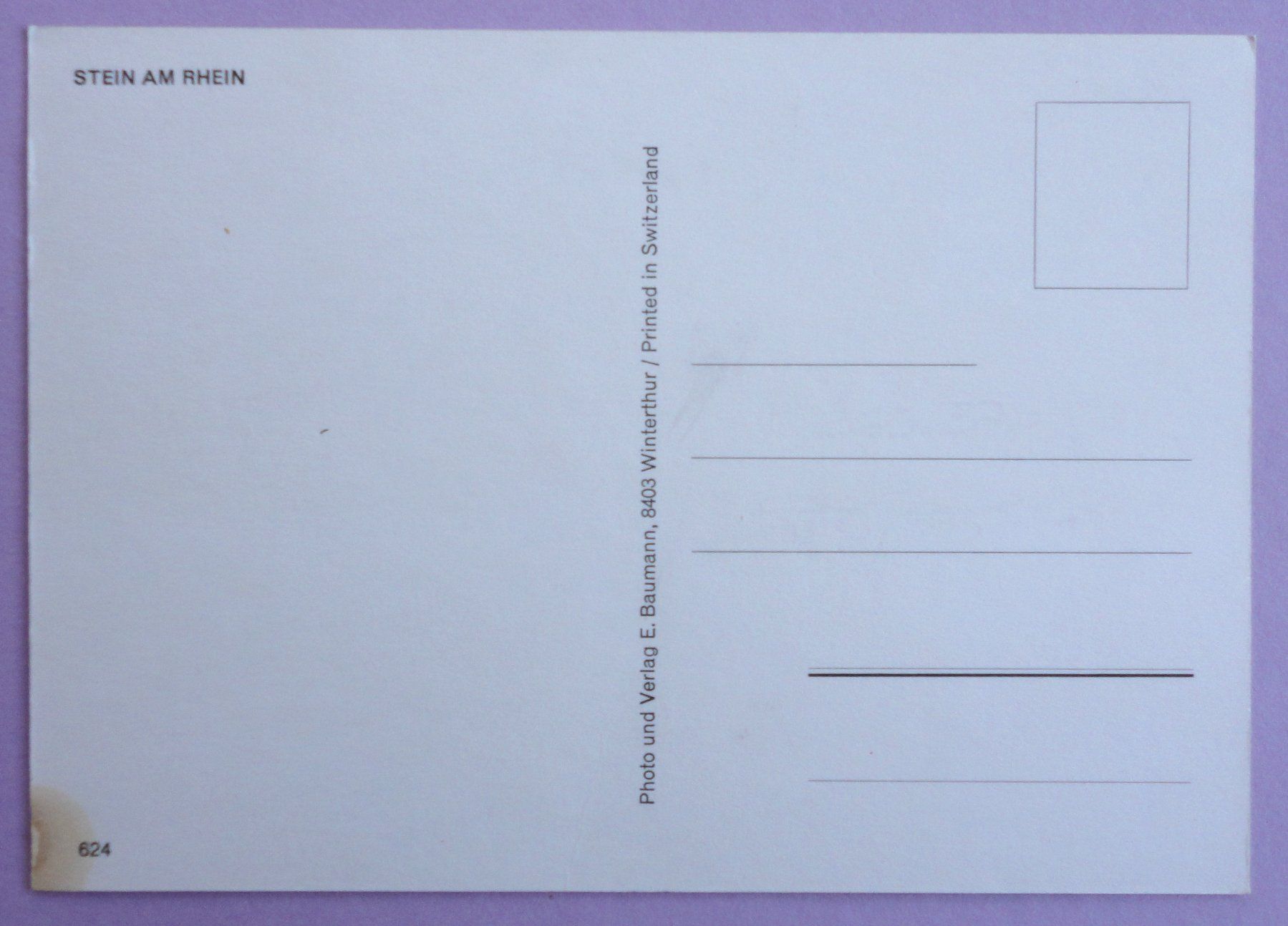 Cartoline postali: Stein am Rhein – Difettoso da Fétigny venduto da Billy2miny 1