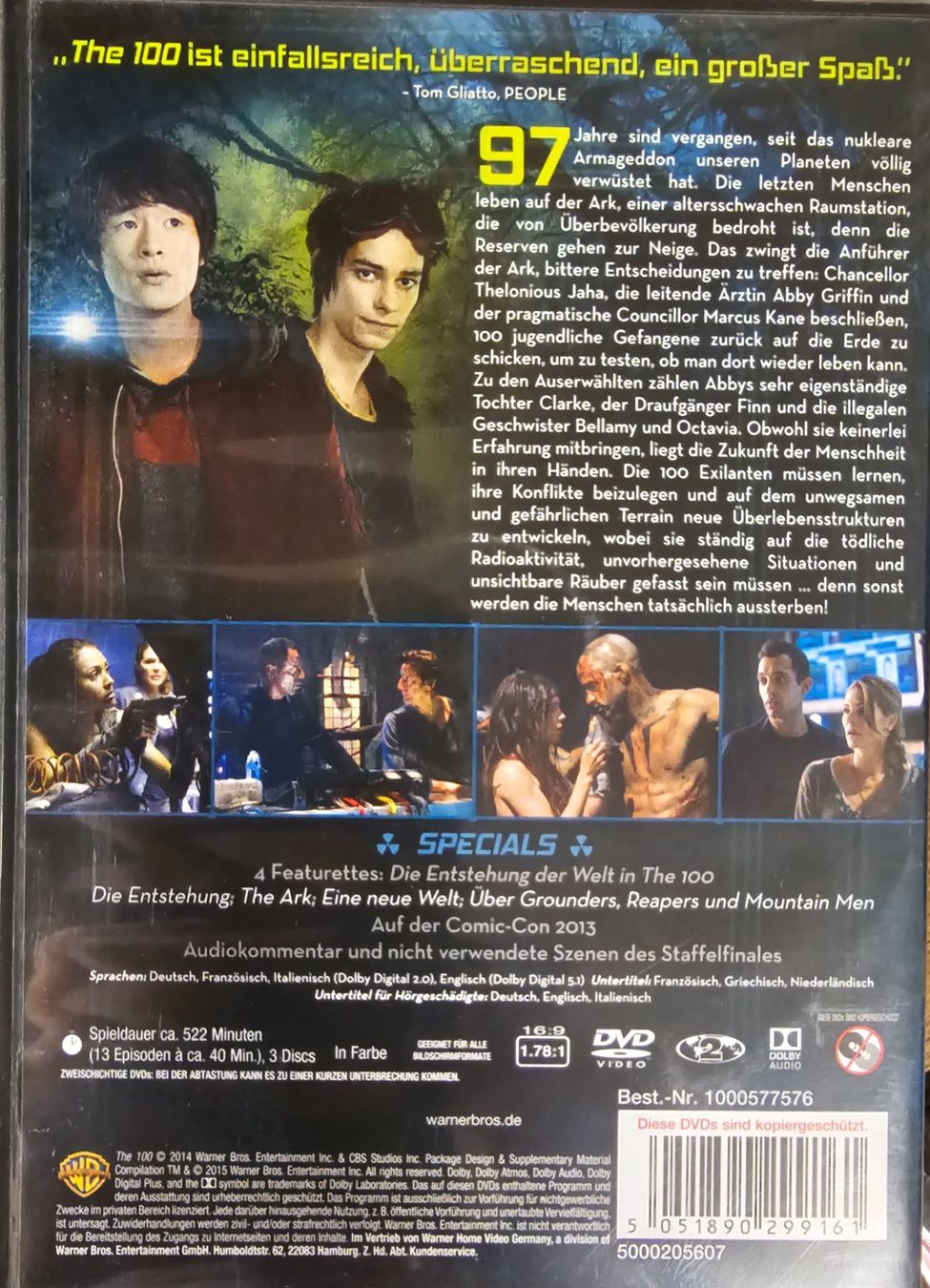 Tutti i DVDs: The 100 - Staffel 1 – Usato da Wahlen b. Laufen venduto da Cg10 1