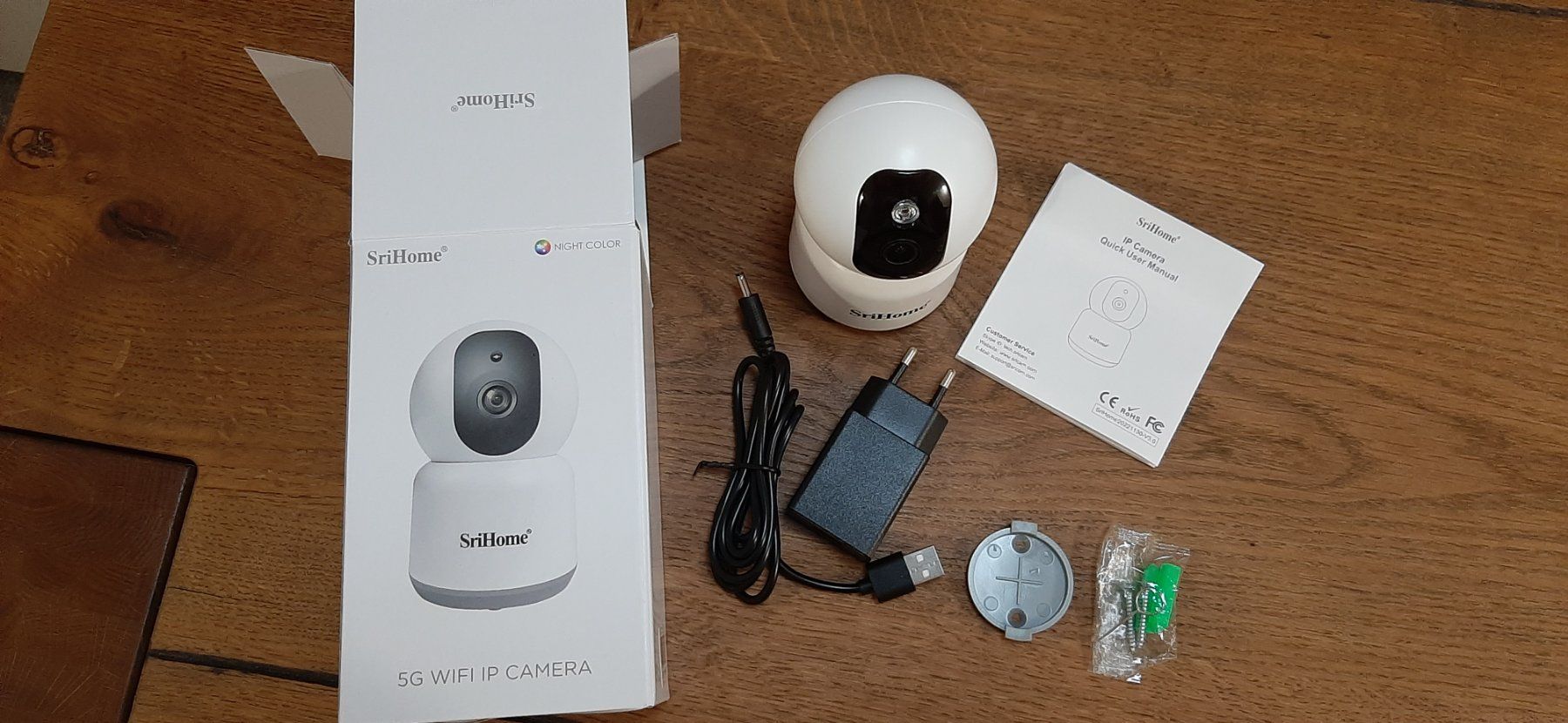 Videocamere: SriHome SH038 5G WIFI IP camera – Nuovo (secondo la descrizione) da Broglio venduto da audina83 2