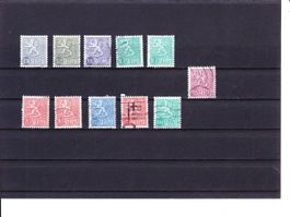 Série 11 Timbres -  Finlande - Obl.