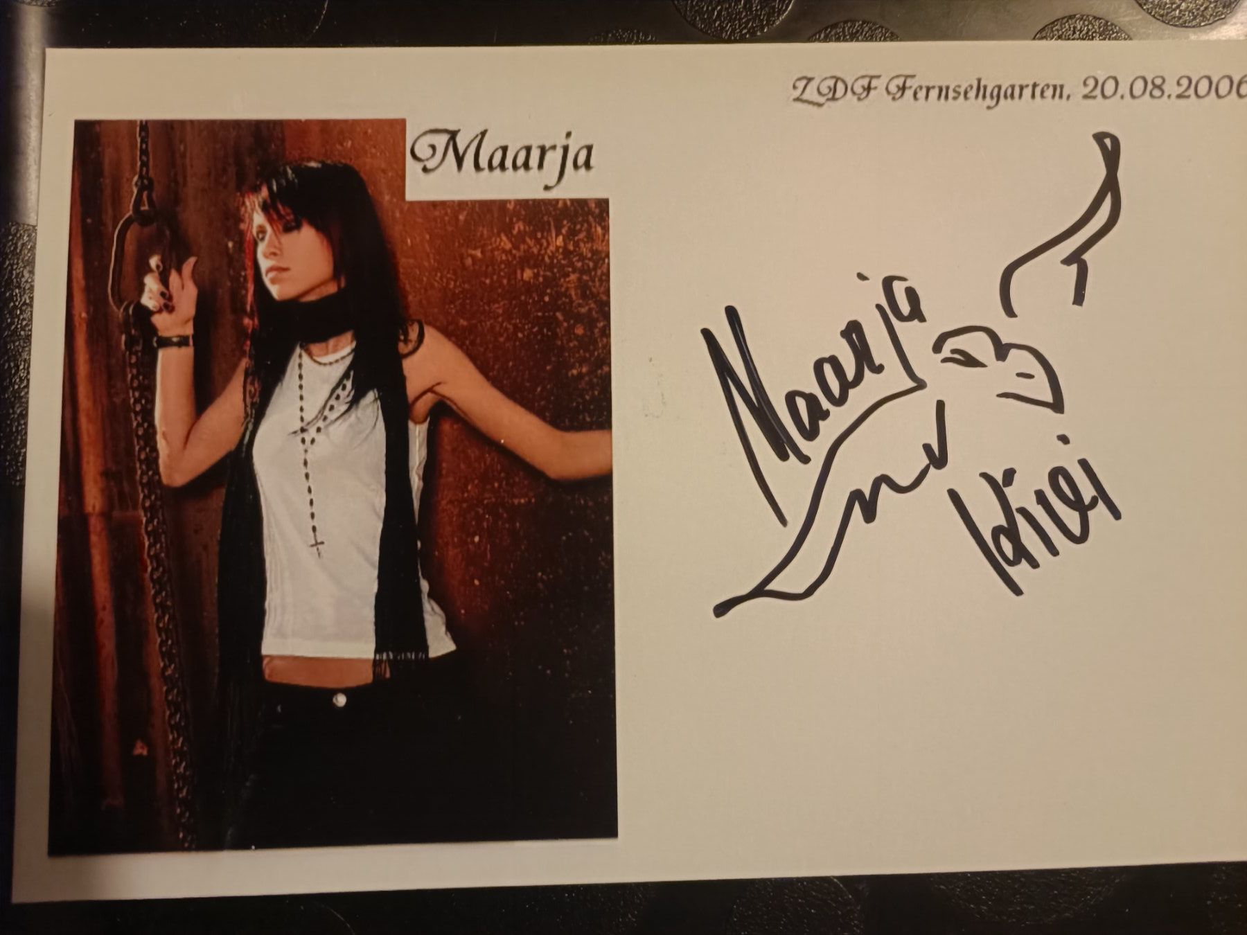 Autographes: Maarja Kivi - handsigniert – D'occasion à Menziken par Artographs