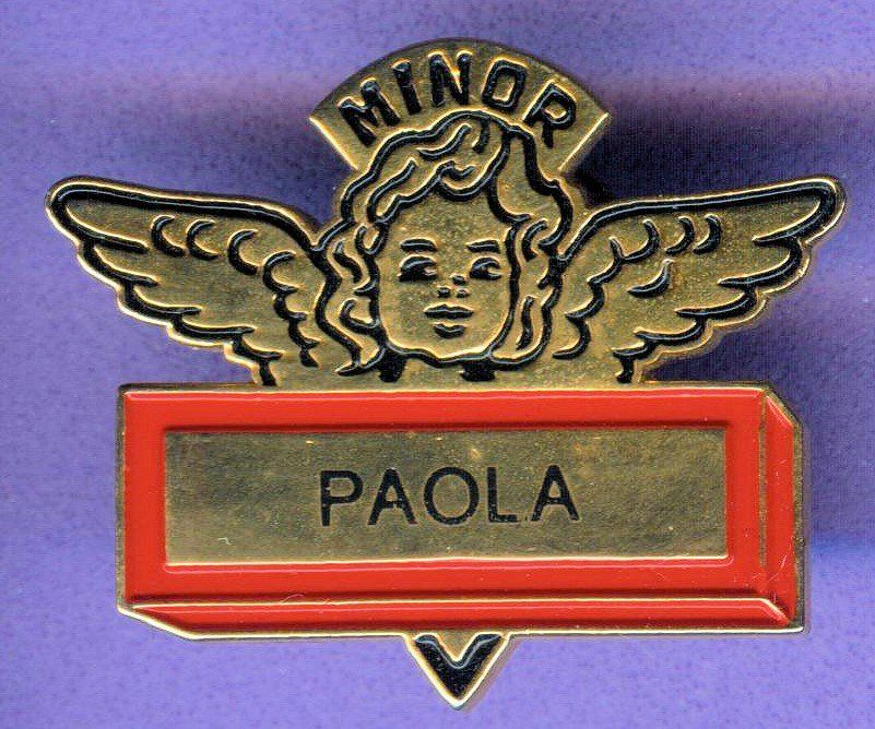 Placchette & Badge: MINOR  PAOLA – Usato da Winterthur venduto da Sammleroase