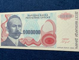 ! RAR ! - Banja Luka 1993 - 10000000000 Dinara UNC - P-159