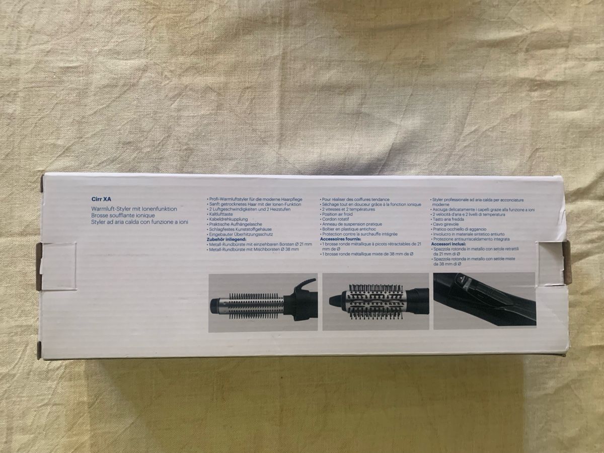 Lockenstäbe & Haarglätter: Warmluft-Styler mit Ionenfunktion, Cirr XA, satrap – Neu und originalverpackt aus Zürich von 1979mausi 2
