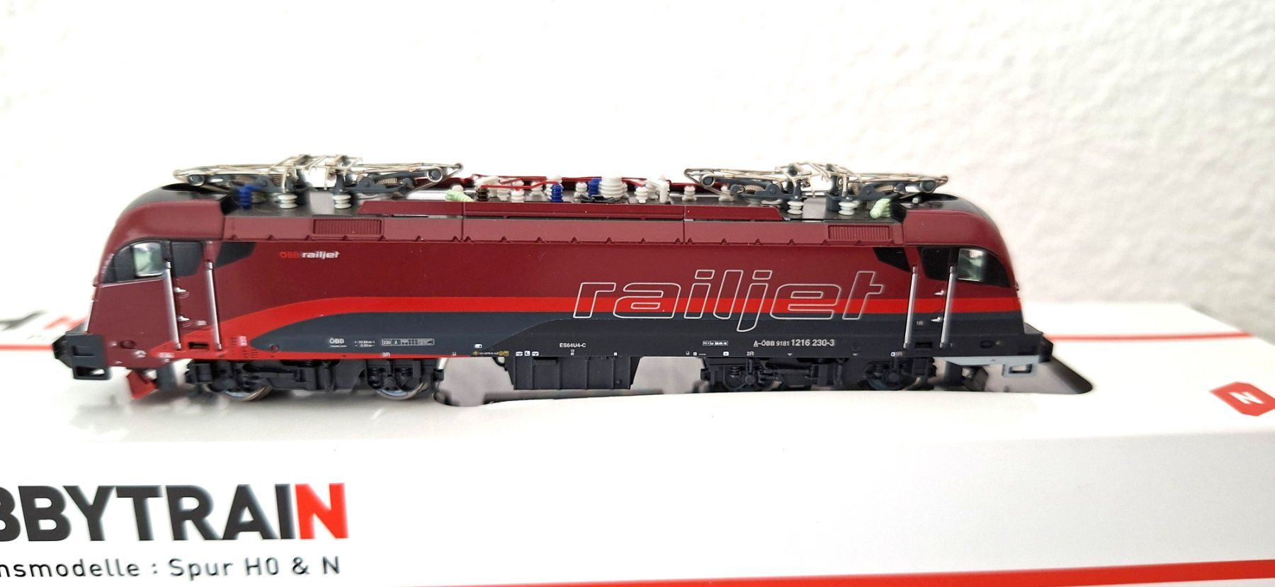 Hobbytrain Modellini di ferrovie: Hobbytrain ÖBB Railjet  H2738 – Nuovo (secondo la descrizione) da Biberist venduto da Ntrains