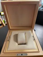 Coffret montre Blancpain en bois sycomore ondé
