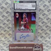 Daka AC Milan Gennaro Gattuso Auto /47 - CGC 10 topps