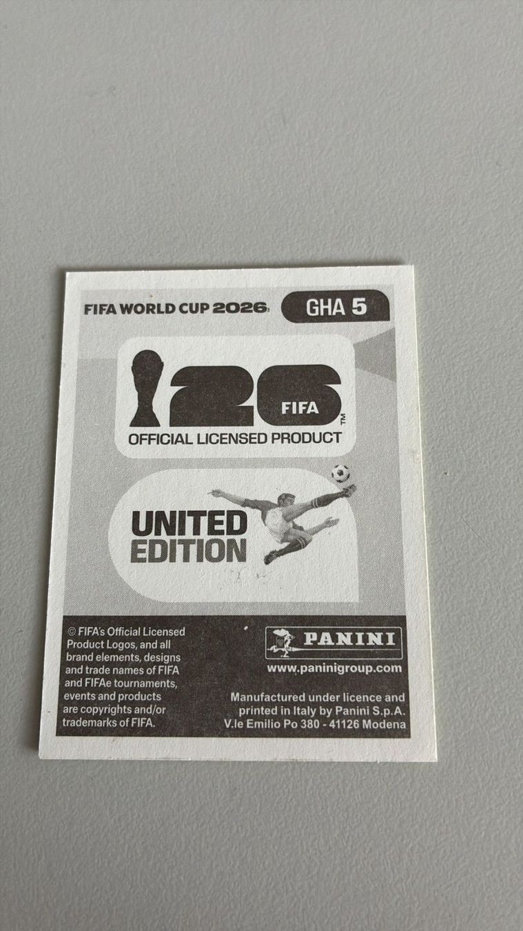 Panini Carte collezionabili: Carte panini 2026 - GHA 5 – Nuovo (secondo la descrizione) da La Neuveville venduto da Ibo2300 1