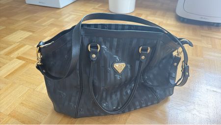 Maison Mollerus Handtasche SULZ Black/Gold Top Zustand