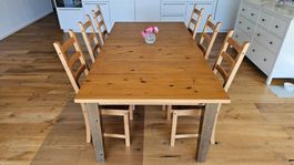 IKEA STORNÄS Esstisch aus Massivholz Kiefer ausziehbar