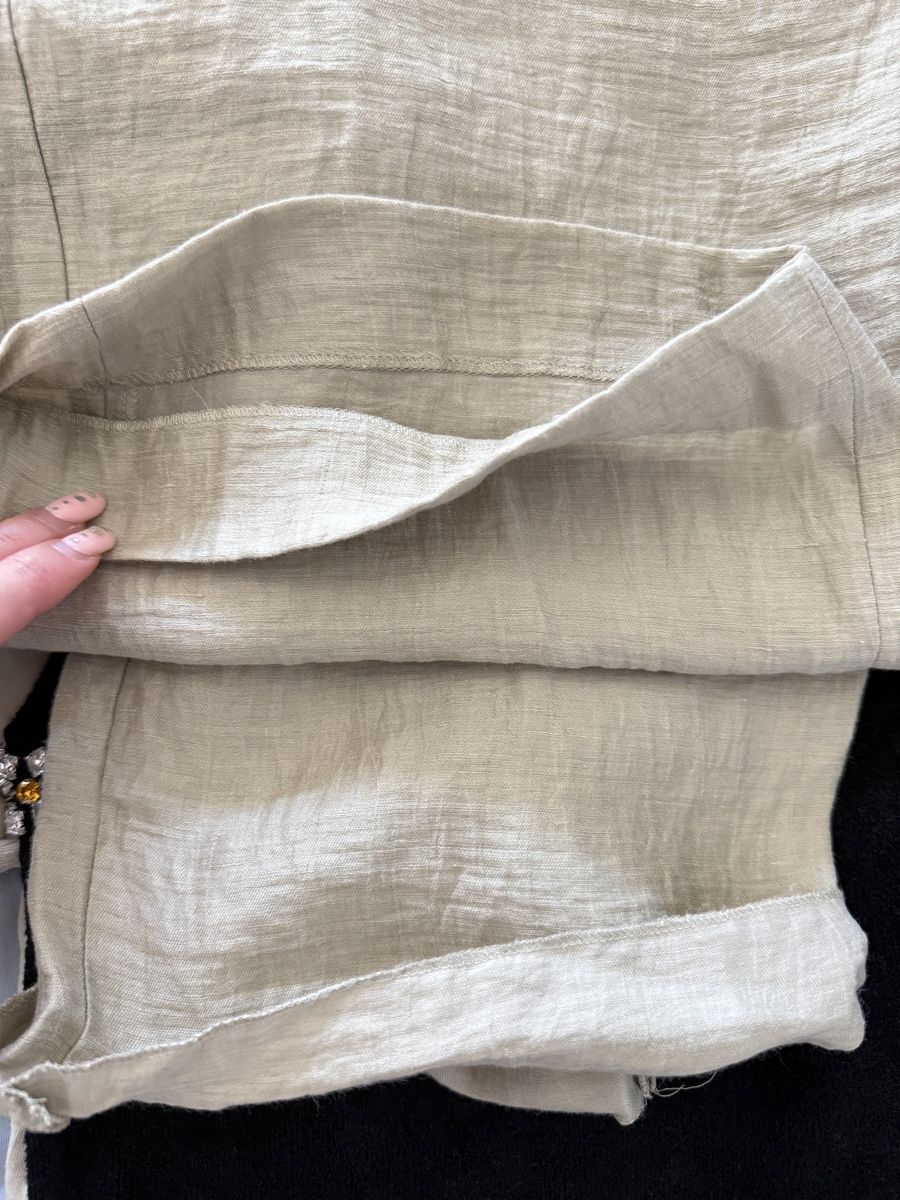 Massimo Dutti Pantaloni: Massimo Dutti Hose Damen Grösse 36 beige Leinen – Usato da Zürich venduto da sin_v92m 5
