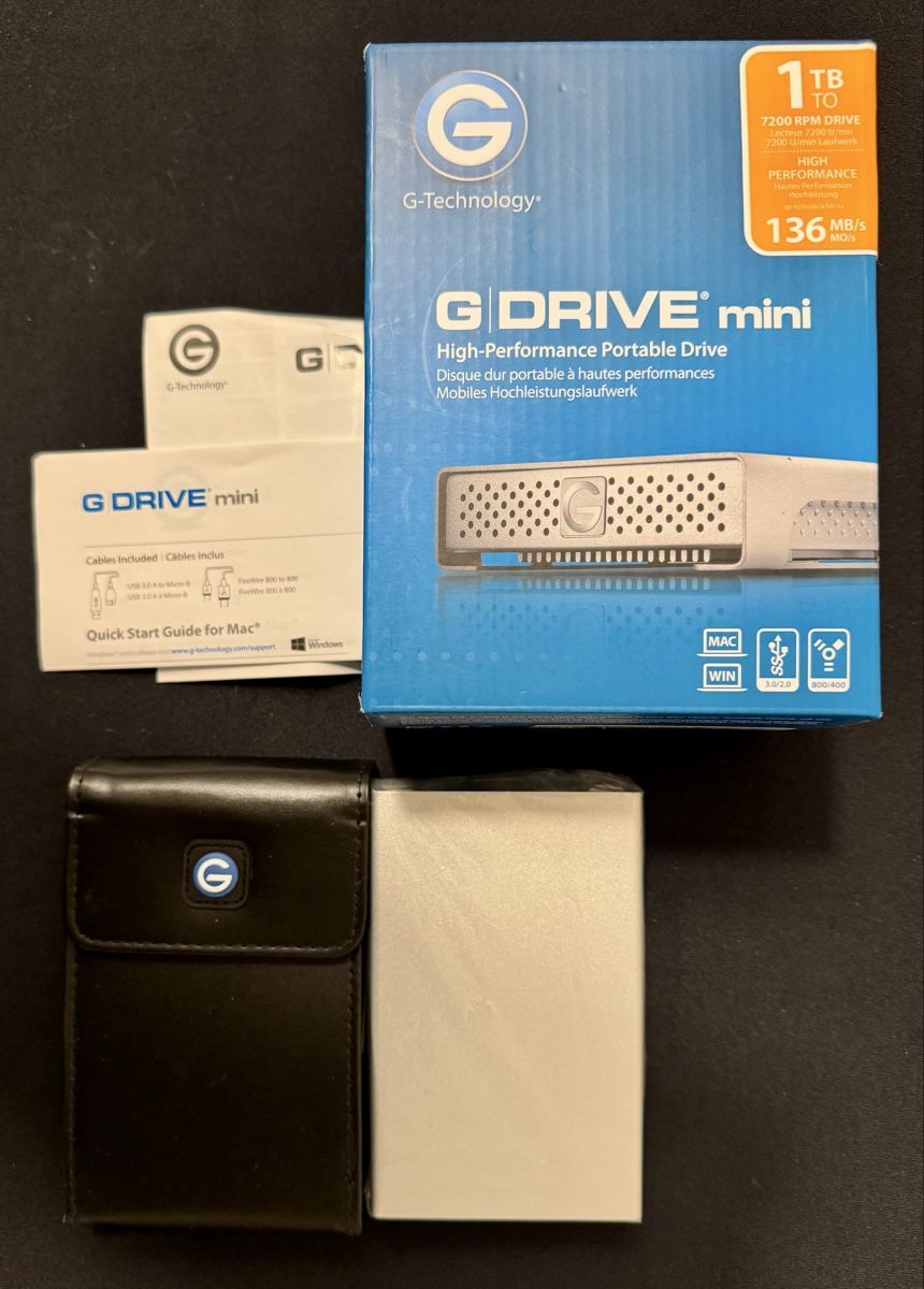Dischi rigidi: G-Technology G-DRIVE mini 1TB USB 3.0 Festplatte HDD – Nuovo (secondo la descrizione) da Zürich venduto da Nobs1 7