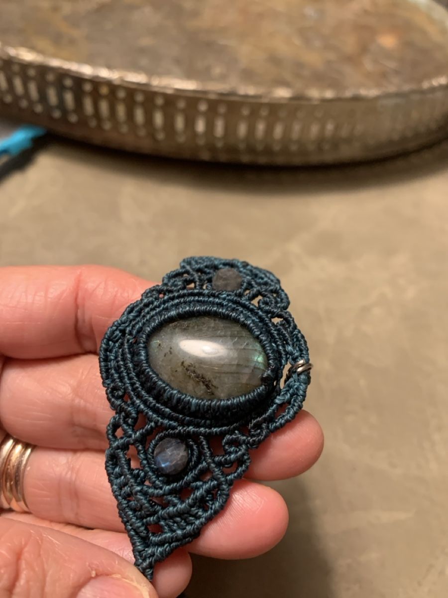 Bracciali & Braccialetti: Bracelet Labradorite Micro macramé  Unique ✨ – Nuovo e nell'imballaggio originale da Versoix venduto da val_t6jc 3