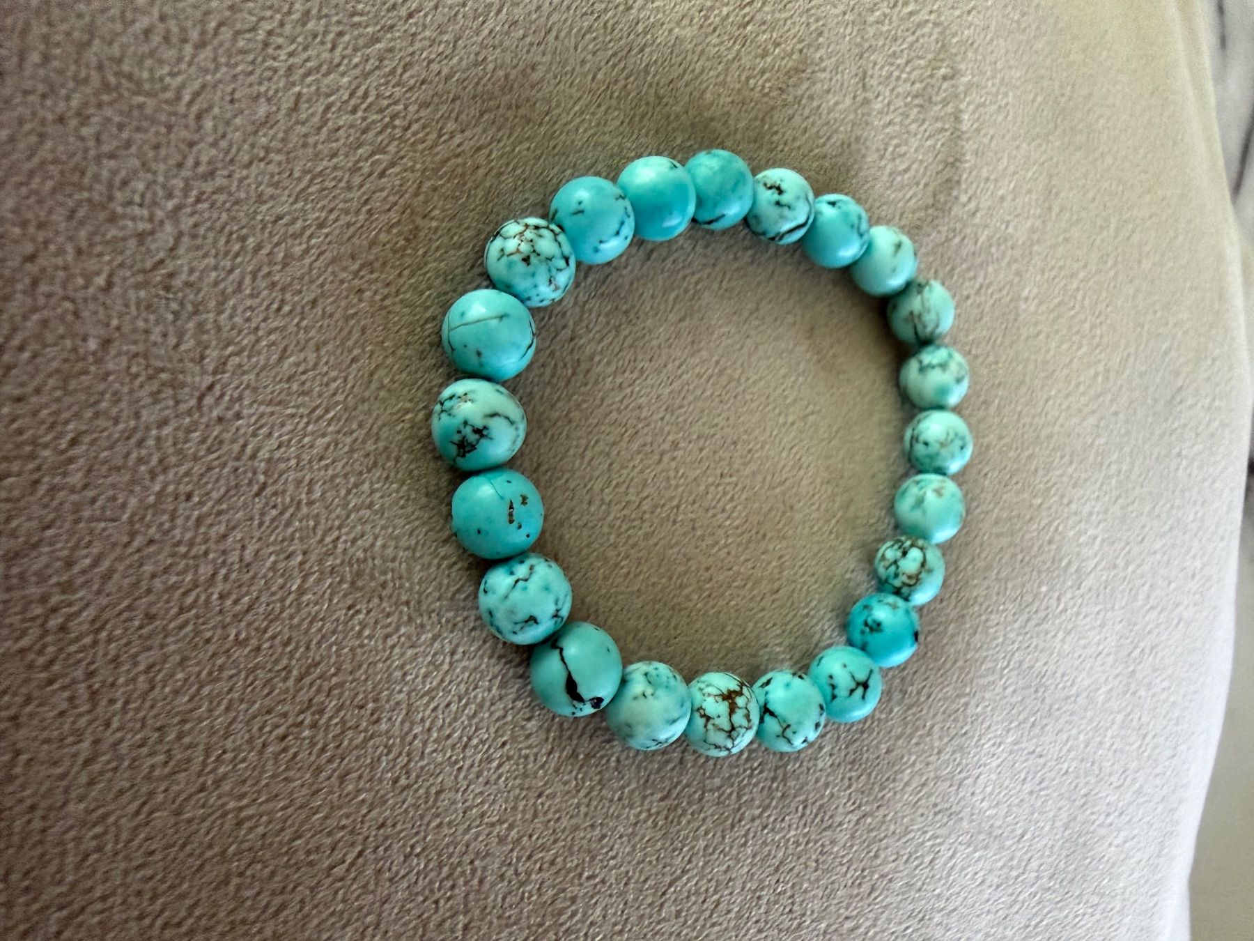 Bracciali & Braccialetti: Natural turquoise bracelet – Nuovo e nell'imballaggio originale da Zürich venduto da ghe_k58z 1