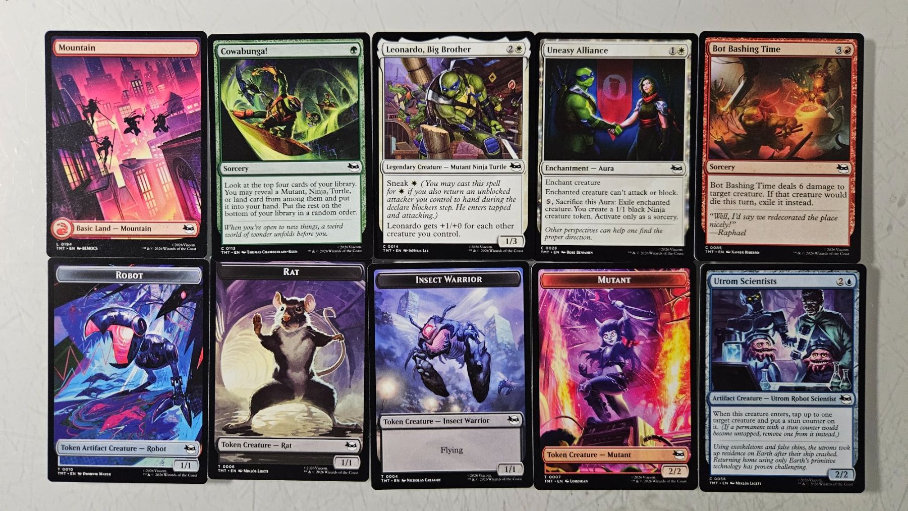 Magic The Gathering Cartes à collectionner: 10x Ninja Turtles Karten – D'occasion à Basel par True_Hofer_Store