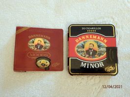 Blechdose, Pin von Dannemann-Cigarillos